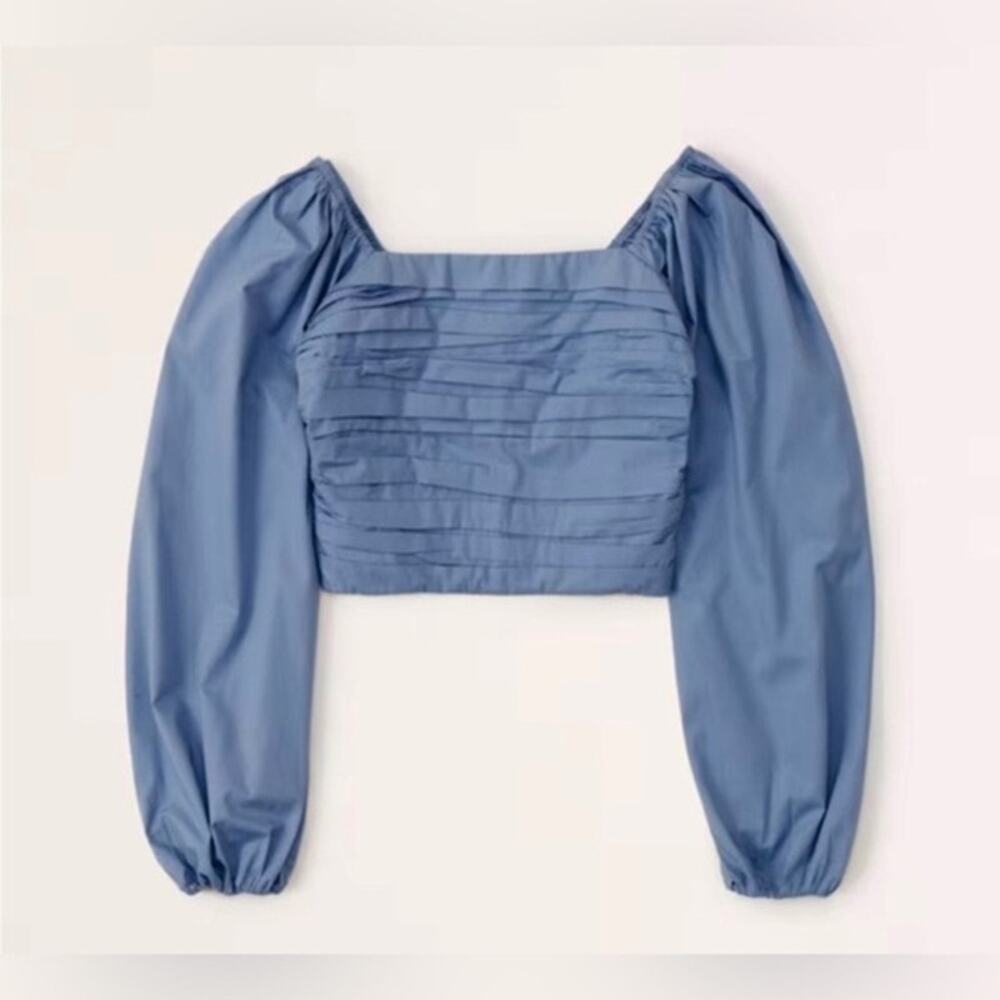 Abercrombie &‎ Fitch Milkmaid Romantic Coquette Puff Sleeve Top Women's Small